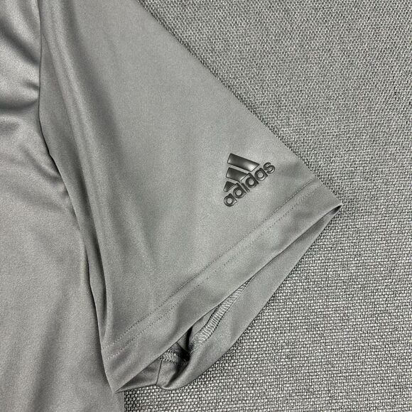 Adidas Golf‎ Polo Mens 2XL Vizzy Hard Seltzer Gray Striped - Picture 8 of 8